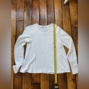 Carve Designs Cream Knit top
